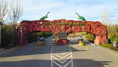4K航拍中国西峡恐龙遗迹园5A景区视频的预览图